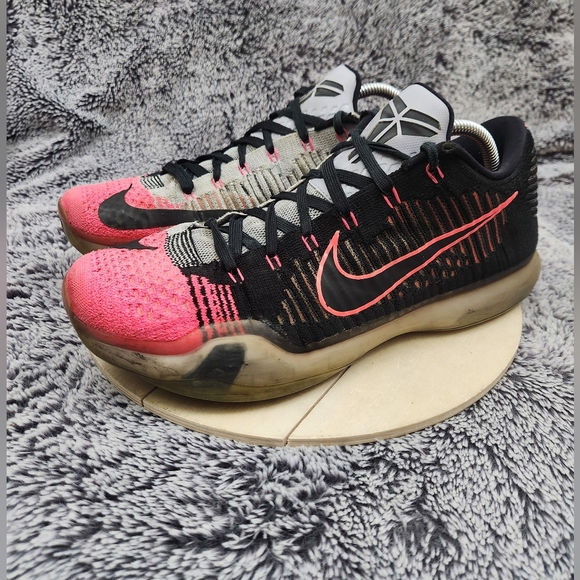 Nike Kobe 10 X Elite Mambacurial Pink Flyknit Mamba 747212-010 Men’s Size 11 - Picture 4 of 9